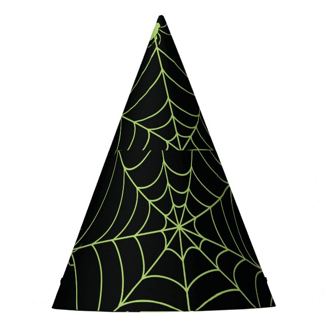 Gorro De Fiesta Patrón creativo de la red de arañas de Halloween (Anverso)