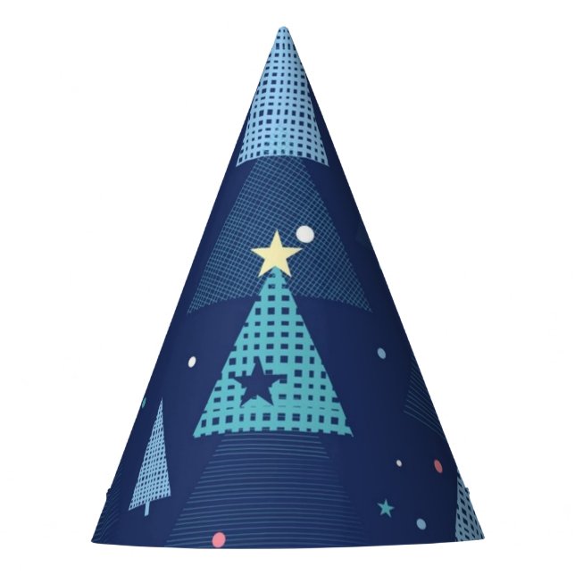 Gorro De Fiesta patrón de árbol de Navidad (Anverso)