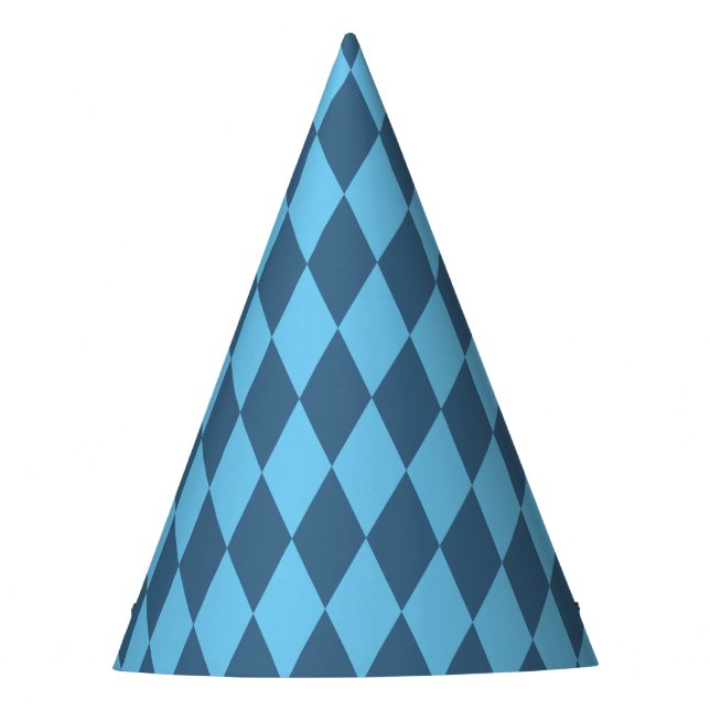 Gorro De Fiesta Patrón de bandera de bus azul de Baviera (Anverso)