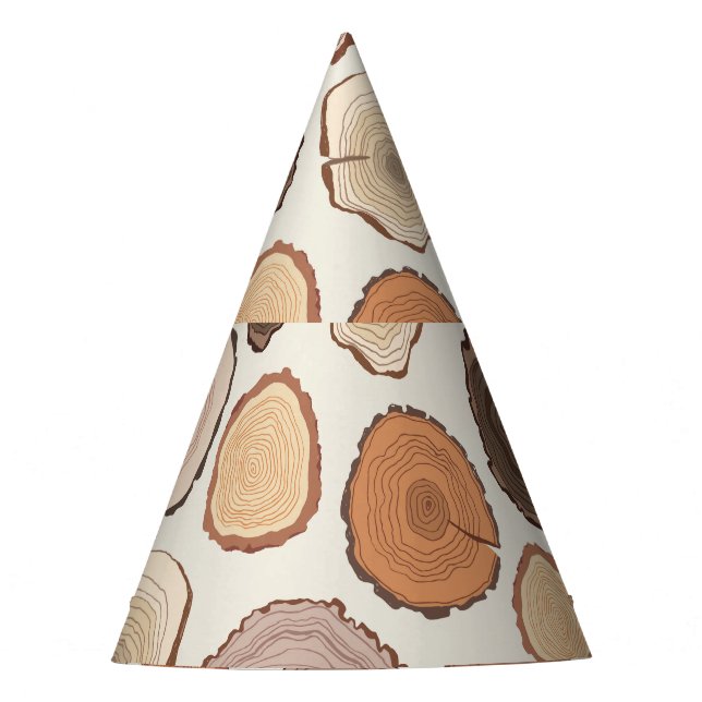 Gorro De Fiesta Patrón de dibujos animados de los bosques de los á (Anverso)