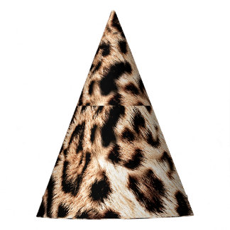 Gorro De Fiesta Patrón de diseño de leopardo: Elegancia salvaje.