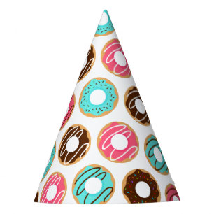 Gorro De Fiesta Patrón de donuts variados