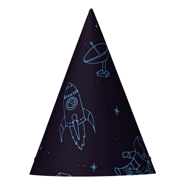 Gorro De Fiesta Patrón de espacio (Anverso)