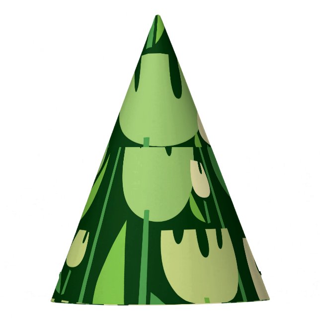 Gorro De Fiesta Patrón de estilo escandinavo Tulips (Anverso)