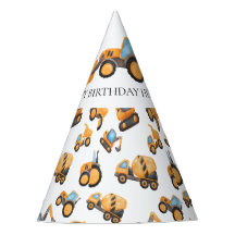 Patrón de Fiesta de camiones de volcado de constru