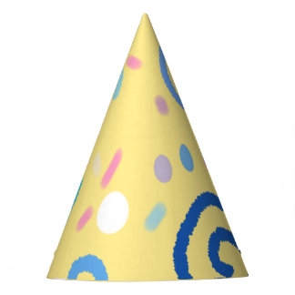 Gorro De Fiesta Patrón de fiesta de confeti pastel