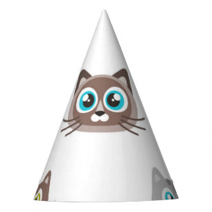 Gorro De Fiesta Patrón de gato