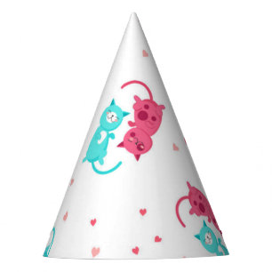 Gorro De Fiesta Patrón de gato