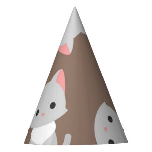 Gorro De Fiesta Patrón de gato