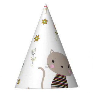 Gorro De Fiesta Patrón de gato