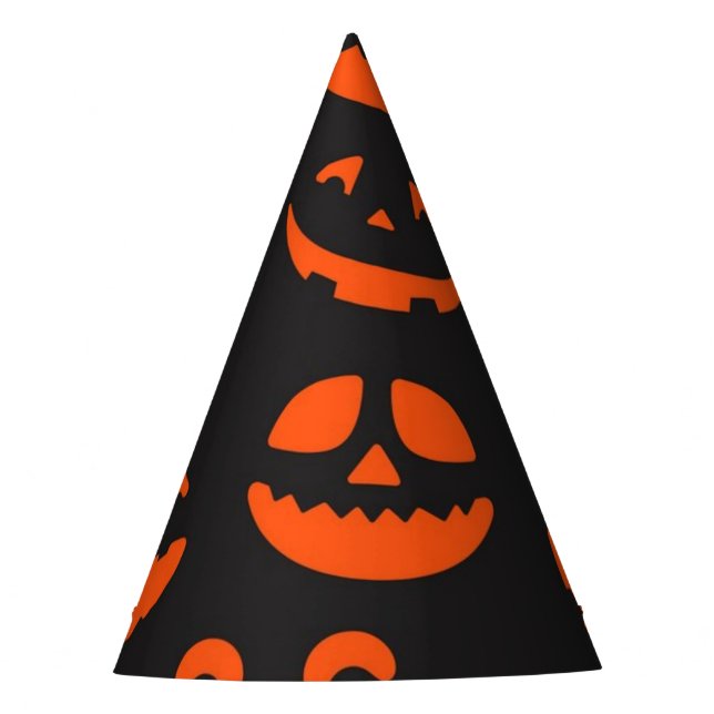 Gorro De Fiesta Patrón de Halloween (Anverso)