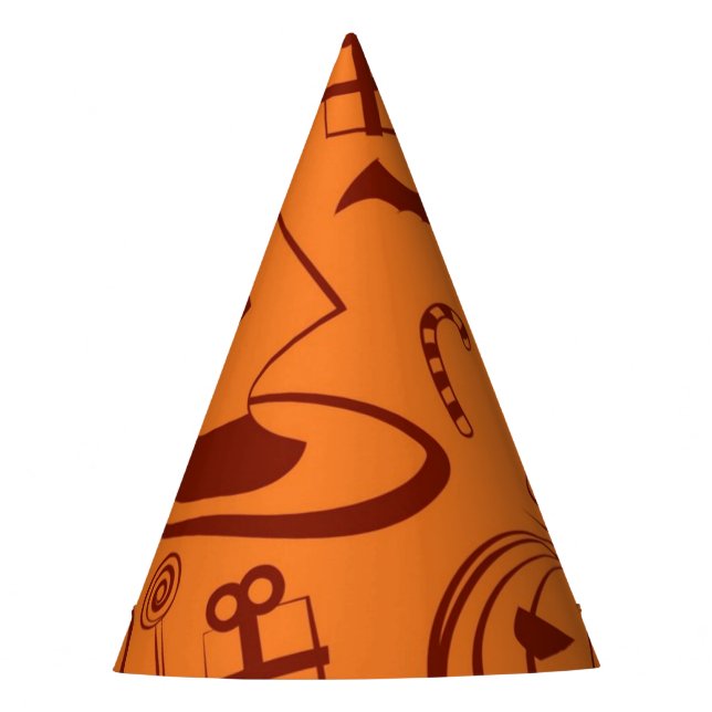 Gorro De Fiesta Patrón de Halloween (Anverso)