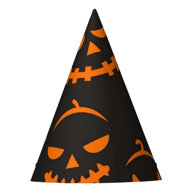Gorro De Fiesta Patrón de Halloween (Anverso)