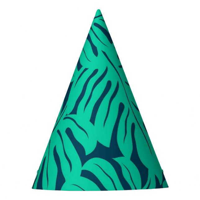 Gorro De Fiesta Patrón de hojas (Anverso)