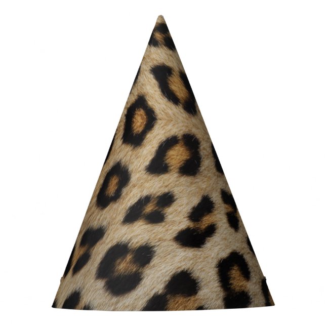 Gorro De Fiesta Patrón de impresión animal de piel de chita de leo (Anverso)