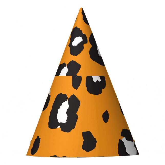 Gorro De Fiesta Patrón de impresión de leopardo clásico (Anverso)