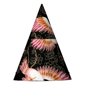 Gorro De Fiesta Patrón de motivos de kimono japonés tradicional