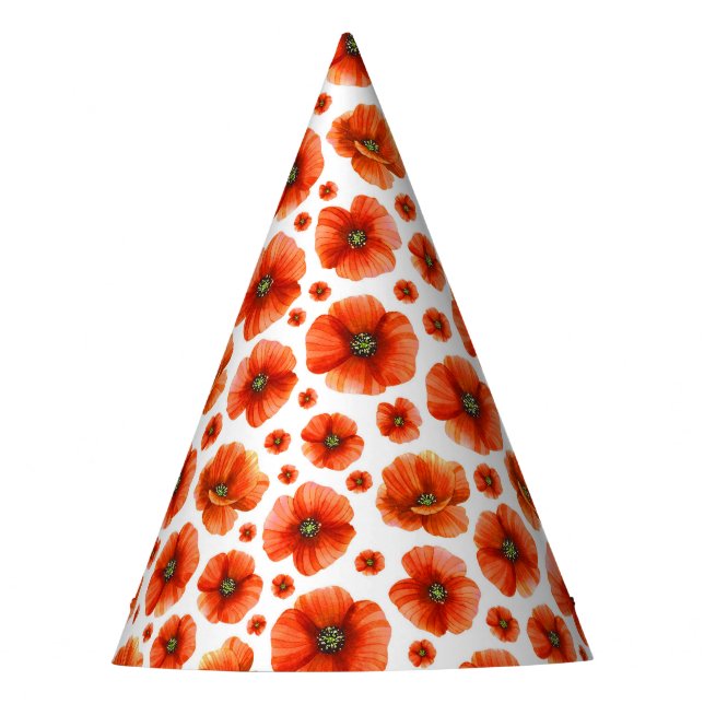 Gorro De Fiesta Patrón de paneles acuáticos (Anverso)