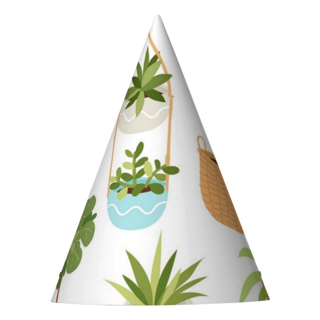 Gorro De Fiesta Patrón de planta (Anverso)
