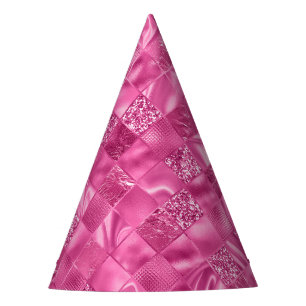 Gorro De Fiesta Patrón de tejido cuadrado multitexturizado de colo