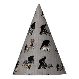 Gorro De Fiesta Patrón del manipulador de perros de trabajo K-9