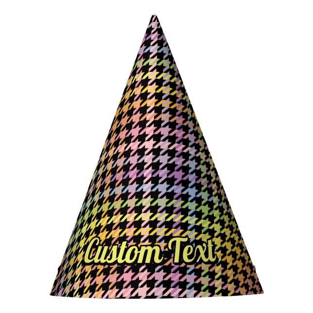 Gorro De Fiesta Patrón Houndstap de arco iris (Anverso)