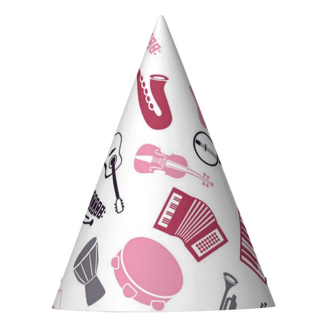 Gorro De Fiesta Patrón musical (Anverso)
