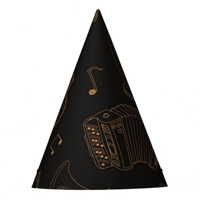 Gorro De Fiesta Patrón musical (Anverso)
