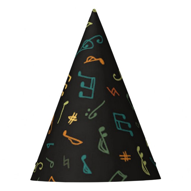 Gorro De Fiesta Patrón musical (Anverso)