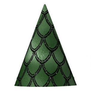 Gorro De Fiesta Patrón reptil serpiente verde