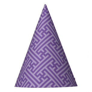 Gorro De Fiesta Patrón Sayagata, japonés, púrpura y rosa