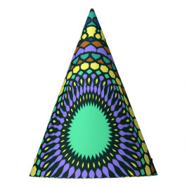 Gorro De Fiesta Patrón Verano Elegante Colorido Vintage