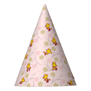 Gorro De Fiesta Patrón Woodstock de cerezo rosa