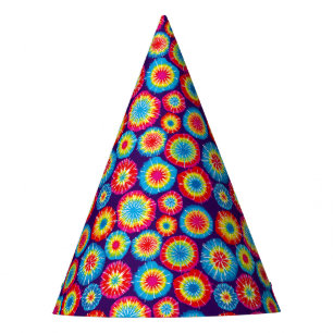 Gorro De Fiesta Patrones abstractos de sol de color