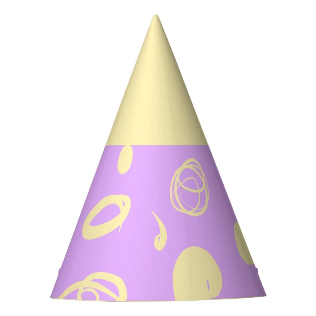 Gorro De Fiesta Patrones lineales y diseño de manc (Anverso)