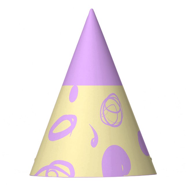 Gorro De Fiesta Patrones lineales y diseño de manc (Anverso)