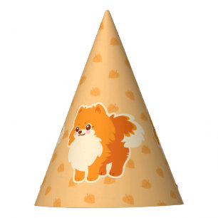 Gorro De Fiesta Perro lindo Kawaii Pomeranian