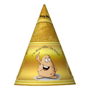 Gorro De Fiesta personaje de dibujos animados potato con ojos gran