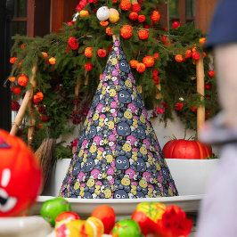 Gorro De Fiesta Personalizado del monstruo del doodle oscuro