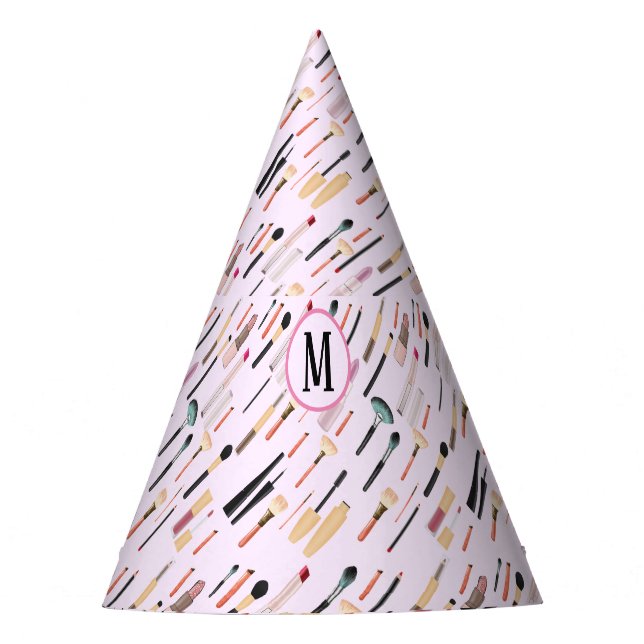 Gorro De Fiesta Personalizado Elegante Glittering Beauty Makeup To (Anverso)