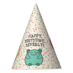 Gorro De Fiesta Personalizado estilo kawaii hueso personalizado
