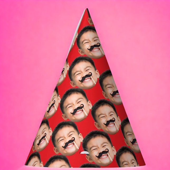 Gorro De Fiesta Personalizado Face Birthday Red (Subido por el creador)