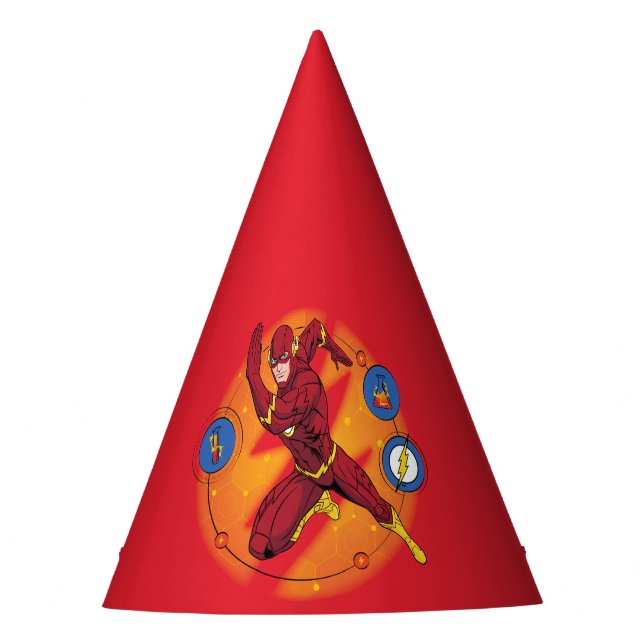 Gorro De Fiesta Personalizado Flash Laboratory Running Graphic (Anverso)