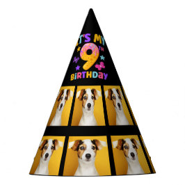 Gorro De Fiesta Personalizado Perro Foto Novena Fiesta de cumpleañ