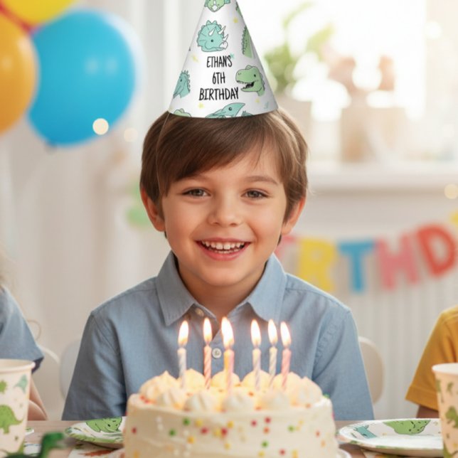 Gorro De Fiesta Personalized Dinosaur Birthday Hats | Dino Party  (Subido por el creador)