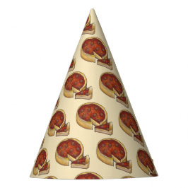 Gorro De Fiesta Pie de pizza para el Día de los Peces en Chicago I
