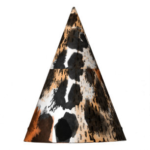 Gorro De Fiesta Piel animal: patrón de leopardo creativo.
