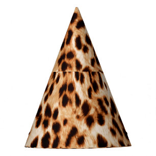Gorro De Fiesta Piel Animal: Patrón de manchas acuáticas.