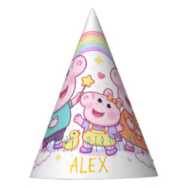 Gorro De Fiesta Pig Birthday Party Hat | Personalized Kids Hat
