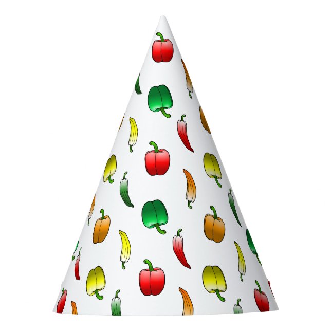 Gorro De Fiesta Pimientos y Pimientos Dulces Largos (Anverso)